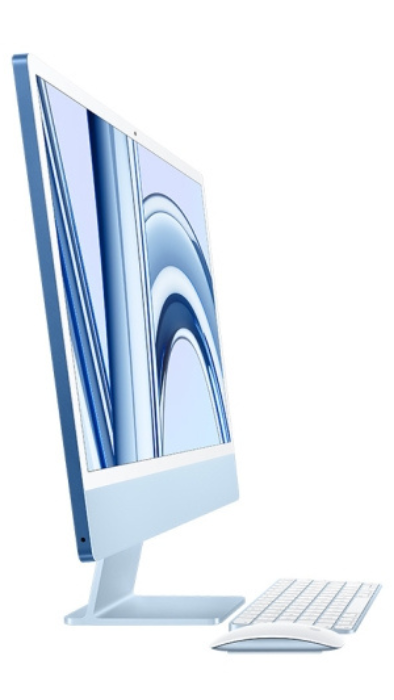 Home apple imac 24 chip m3 blue 5